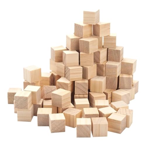50 Stück 2 cm große Holzblöcke for Basteln, unbehandelte Holzwürfel, quadratische Kunst und DIY-Projekte 50 Stück 2 cm große Holzblöcke for Basteln, unbehandelte Holzwürfel, quadratische Kunst und DIY-Projekte von LXLAEOANG