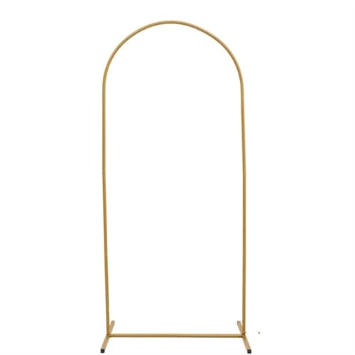LXLAEOANG Metallbogenständer Hochzeitsrahmen Bogen Ballon Eisenrahmen Gold Hintergrundständer DIY Geburtstag Urlaub Party Dekoration für Hochzeit Zeremonie(4FT 120X50CM) von LXLAEOANG