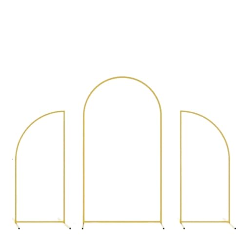 LXLAEOANG Schrägbogen-Hintergrundständer, Metallrohr, Partyzubehör for Hochzeitshelfer, Flaggenbogen, Hintergrundständer für Hochzeit Zeremonie(1 Set) von LXLAEOANG