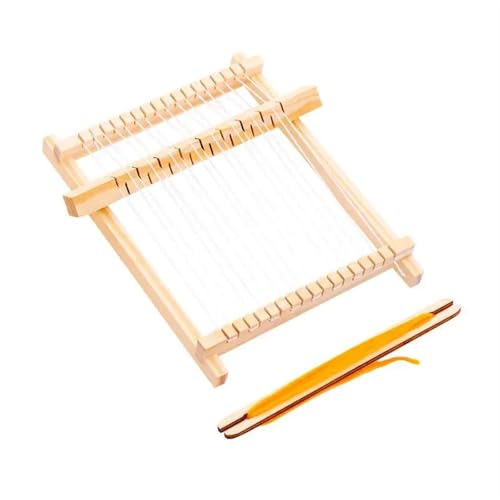 LXLAEOANG Strickwebstuhl Mini DIY Traditioneller Holzwebstuhl Handgemachte Strickmaschine mit Zubehör für Erwachsene LXLAEOANG Strickwebstuhl Mini DIY Traditioneller Holzwebstuhl Handgemachte Strickmaschine mit Zubehör für Erwachsene von LXLAEOANG