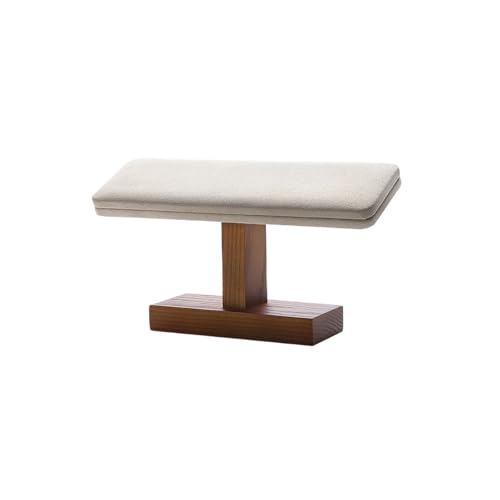 LXLAEOANG Uhren-Schmuck-Display-Ständer, professioneller Stabiler Organisationshalter, Uhren-Mode-Accessoire-Anhänger-Organizer Für Den Heimgebrauch(Beige) von LXLAEOANG