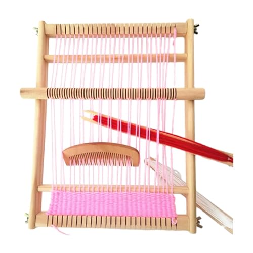 LXLAEOANG Webstuhl-Set for Selbermachen, Weben, Stricken, for mehrere Bastelarbeiten, tragbarer Tischwebstuhl, Holzwebstuhl for mehrere Bastelarbeiten für Erwachsene LXLAEOANG Webstuhl-Set for Selbermachen, Weben, Stricken, for mehrere Bastelarbeiten, tragbarer Tischwebstuhl, Holzwebstuhl for mehrere Bastelarbeiten für Erwachsene von LXLAEOANG