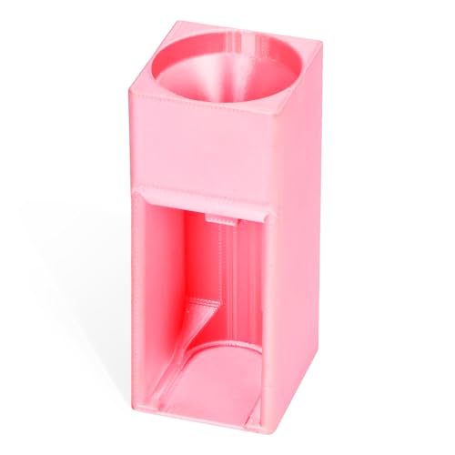 Diamond Painting Organizer – Bohrtrichter für runde Behälter, tragbarer Kunsttrichter für einfache Übertragung, Zubehör (Rosa) von LXLO