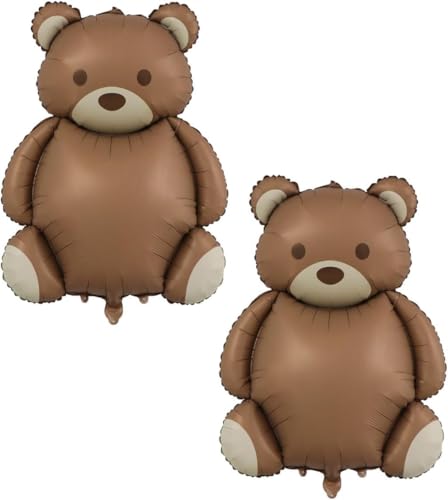 Bär Luftballons Geburtstag, 2pcs Bär Tiere Ballons, Bären Helium Ballon, Bären Baby Ballon, Bärs Deko Geburtstag, Bärs Folienballon Geburtstags Deko, Luftballons Folienballon Geburtstags Bärens von LXONTSG