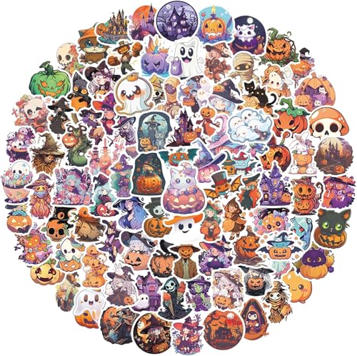 Halloween Aufkleber, 100pcs Halloween Aufkleber Deko, Halloween Kürbis Aufkleber, Halloween Geist Aufkleber, Halloween Sticker, Halloween Aufkleber für Kinder, für Halloween Party DIY Craft Halloween Aufkleber, 100pcs Halloween Aufkleber Deko, Halloween Kürbis Aufkleber, Halloween Geist Aufkleber, Halloween Sticker, Halloween Aufkleber für Kinder, für Halloween Party DIY Craft von LXONTSG