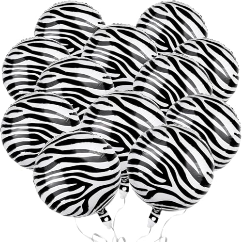 Leopard Print Balloon, Dschungel Luftballons, Dschungel Safari Luftballons, Dschungel Folienballon (Farbe A) von LXONTSG