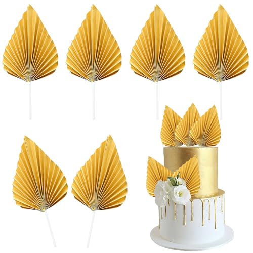 Palmenblatt Party Kuchendekoration, 6 Stück Hochzeit Kuchendekoration Palmenblatt, Palmenblatt Geburtstag Tortendeko, Kuchendekoration Boho, Party Tortendeko Palmenblatt, Cake Topper Palmenblatt Party Kuchendekoration, 6 Stück Hochzeit Kuchendekoration Palmenblatt, Palmenblatt Geburtstag Tortendeko, Kuchendekoration Boho, Party Tortendeko Palmenblatt, Cake Topper von LXONTSG