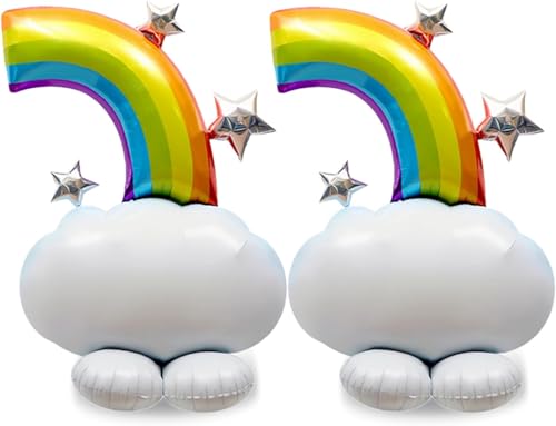 Stern Wolkenförmige Regenbogen Folienballon, 2pcs Regenbogen Wolke Folien Ballon, Regenbogen Geburtstag Ballons, Folienballon Regenbogen, Regenbogen Ballon, Wolkenförmige Folienballon Stern Wolkenförmige Regenbogen Folienballon, 2pcs Regenbogen Wolke Folien Ballon, Regenbogen Geburtstag Ballons, Folienballon Regenbogen, Regenbogen Ballon, Wolkenförmige Folienballon von LXONTSG