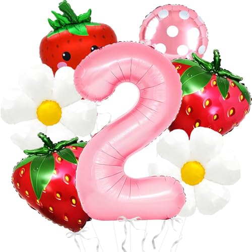 Strawberry Geburtstag Ballon, Party Balloons Erdbeere, Erdbeere Deko, Erdbeere Birthday Ballons, Strawberry Luftballons Deko, für Mädchen Geburtstag Party Mottoparty Strawberry Geburtstag Ballon, Party Balloons Erdbeere, Erdbeere Deko, Erdbeere Birthday Ballons, Strawberry Luftballons Deko, für Mädchen Geburtstag Party Mottoparty von LXONTSG