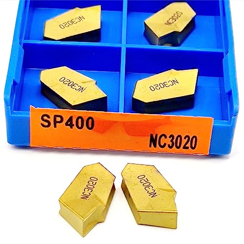 Hohe Qualität 10PCS SP400 NC3020 CNC Hartmetall Einfügen Schneiden Metall Fräser Verarbeitung Metall Externe Drehen Werkzeug von LXXOZ