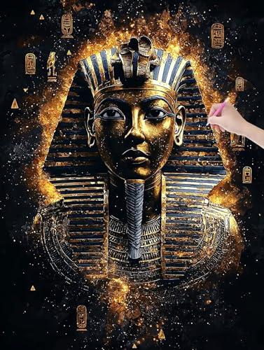Diamond Painting Ägypten, 5D Diamant Painting Bilder Erwachsene und Anfänger, Diamant Malerei Bastelset Erwachsene, DIY Mosaikherstellung Basteln für Geschenke und Wanddeko Wohnzimmer, 40x50cm, U-15 Diamond Painting Ägypten, 5D Diamant Painting Bilder Erwachsene und Anfänger, Diamant Malerei Bastelset Erwachsene, DIY Mosaikherstellung Basteln für Geschenke und Wanddeko Wohnzimmer, 40x50cm, U-15 von LXingzun