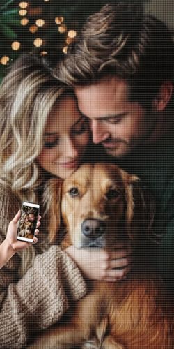 Diamond Painting Eigenes Foto, Diamond Painting Personalisiert Selbst Gestalten Privatfoto, Runder/Quadratischer Diamant Bilder, Benutzerdefinierte Malen Nach Zahlen Eigenes Bild, 40x80cm, I-093 Diamond Painting Eigenes Foto, Diamond Painting Personalisiert Selbst Gestalten Privatfoto, Runder/Quadratischer Diamant Bilder, Benutzerdefinierte Malen Nach Zahlen Eigenes Bild, 40x80cm, I-093 von LXingzun