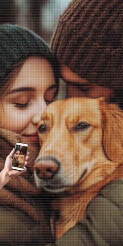 Diamond Painting Eigenes Foto, Diamond Painting Personalisiert Selbst Gestalten Privatfoto, Runder/Quadratischer Diamant Bilder, Benutzerdefinierte Malen Nach Zahlen Eigenes Bild, 80x160cm, I-011 Diamond Painting Eigenes Foto, Diamond Painting Personalisiert Selbst Gestalten Privatfoto, Runder/Quadratischer Diamant Bilder, Benutzerdefinierte Malen Nach Zahlen Eigenes Bild, 80x160cm, I-011 von LXingzun