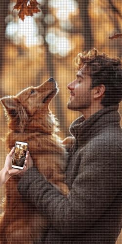 Diamond Painting Eigenes Foto, Diamond Painting Personalisiert Selbst Gestalten Privatfoto, Runder/Quadratischer Diamant Bilder, Benutzerdefinierte Malen Nach Zahlen Eigenes Bild, 80x160cm, U-025 von LXingzun