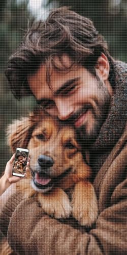 Diamond Painting Eigenes Foto - Personalisierte Diamant Painting Bilder Erwachsene, Custom Benutzerdefinierte Design Diamant Full Bilder, Diamond-Painting Personalisierte, Geschenke, 50x100cm, U-077 von LXingzun