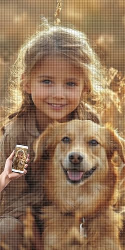 Diamond Painting Eigenes Foto - Personalisierte Diamant Painting Bilder Erwachsene, Custom Benutzerdefinierte Design Diamant Full Bilder, Diamond-Painting Personalisierte, Geschenke, 80x160cm, I-028 von LXingzun