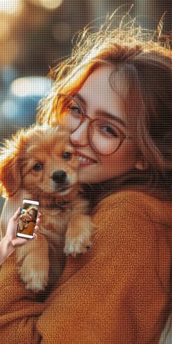 Diamond Painting Eigenes Foto - Personalisierte Diamant Painting Bilder Erwachsene, Custom Benutzerdefinierte Design Diamant Full Bilder, Diamond-Painting Personalisierte, Geschenke, 80x160cm, I-034 von LXingzun