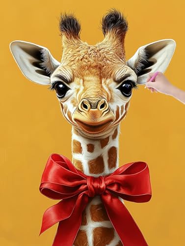 Diamond Painting Erwachsene, Diamant Painting Bilder Giraffe 50x70 cm, DIY Cross Stickerei Diamant Malerei Kits für Erwachsene und Kinder, Mosaikherstellung Bastelset für Zimmer Deko Wohnzimmer, U-34 Diamond Painting Erwachsene, Diamant Painting Bilder Giraffe 50x70 cm, DIY Cross Stickerei Diamant Malerei Kits für Erwachsene und Kinder, Mosaikherstellung Bastelset für Zimmer Deko Wohnzimmer, U-34 von LXingzun