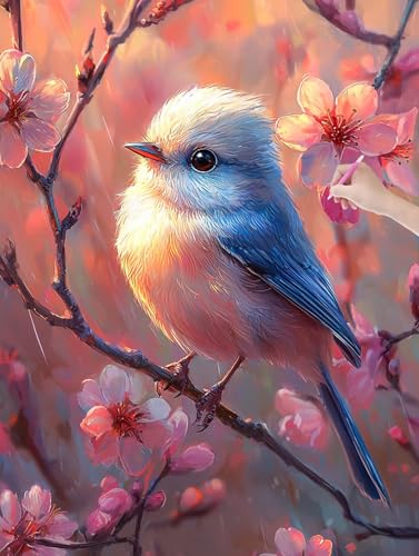 Diamond Painting Erwachsene, Diamant Painting Bilder Vogel 60x80 cm, DIY Cross Stickerei Diamant Malerei Kits für Erwachsene und Kinder, Mosaikherstellung Bastelset für Zimmer Deko Wohnzimmer, U-92 von LXingzun