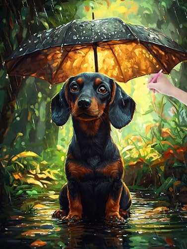 Diamond Painting Hund, 5D Diamant Painting Bilder Erwachsene und Anfänger, Diamant Malerei Bastelset Erwachsene, DIY Mosaikherstellung Basteln für Geschenke und Wanddeko Wohnzimmer, 50x70cm, U-31 Diamond Painting Hund, 5D Diamant Painting Bilder Erwachsene und Anfänger, Diamant Malerei Bastelset Erwachsene, DIY Mosaikherstellung Basteln für Geschenke und Wanddeko Wohnzimmer, 50x70cm, U-31 von LXingzun