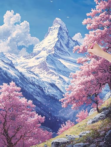 Diamond Painting Landschaft, 5D Diamant Painting Bilder Erwachsene und Anfänger, Diamant Malerei Bastelset Erwachsene, DIY Mosaikherstellung Basteln für Geschenke und Wanddeko Wohnzimmer, 40x50cm, U-5 Diamond Painting Landschaft, 5D Diamant Painting Bilder Erwachsene und Anfänger, Diamant Malerei Bastelset Erwachsene, DIY Mosaikherstellung Basteln für Geschenke und Wanddeko Wohnzimmer, 40x50cm, U-5 von LXingzun
