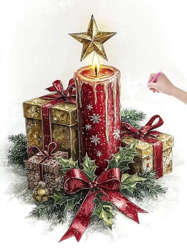 Diamond Painting Weihnachten, 5D Diamant Painting Bilder Erwachsene und Anfänger, Diamant Malerei Bastelset Erwachsene, DIY Mosaikherstellung Basteln für Geschenke und Wanddeko Wohnzimmer 60x80cm, U-1 Diamond Painting Weihnachten, 5D Diamant Painting Bilder Erwachsene und Anfänger, Diamant Malerei Bastelset Erwachsene, DIY Mosaikherstellung Basteln für Geschenke und Wanddeko Wohnzimmer 60x80cm, U-1 von LXingzun