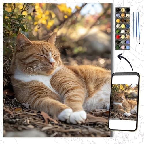 Malen nach Zahlen Eigenem Bild Malen nach Zahlen Personalisiert nach Zahlen Erwachsene Eigenes Foto DIY Malen nach Zahlen Leinwand Personalisiert Foto Benutzerdefiniertes Ölgemälde (30x30cm) L-204 von LXingzun