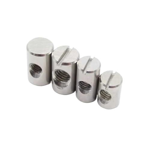 201 Edelstahl Horizontale Hohlmutter Hammerkopf Eingebettete Mutter Möbelbeschläge Zubehör(M6X13-10mm) von LYCCS