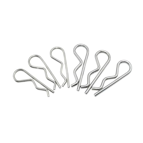Federsplint aus Edelstahl 304, Typ R, Wellenform, geteilte Clip-Klemme, Haartraktorstift, Durchmesser = 1 bis 5 mm, for die Autoreparatur(M1.8x35mm (50PCS)) von LYCCS