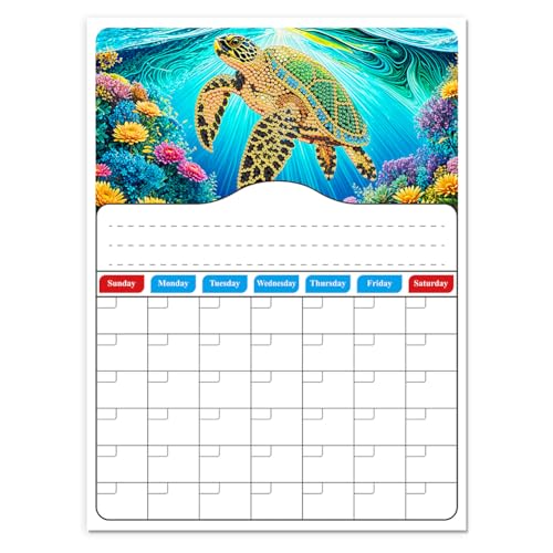 LYEAA DIY Diamond Painting Zeitplan Planer Magnetischer Kühlschrankkalender für kreative Heimdekoration Kalender von LYEAA