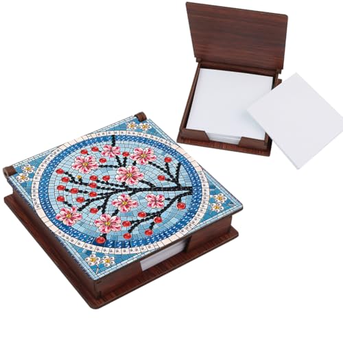 LYEAA Elf Girl Gem Art Haftnotizhalter mit 160 Blatt Mosaik-Set für Erwachsene Anfänger Home Office Decor von LYEAA