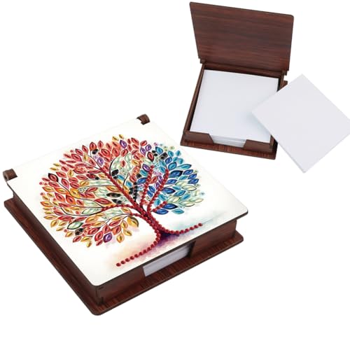 LYEAA Elf Girl Gem Art Haftnotizhalter mit 160 Blatt Mosaik-Set für Erwachsene Anfänger Home Office Dekor von LYEAA