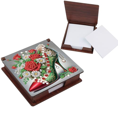 LYEAA Elf Girl Gem Art Sticky Note Halter mit 160 Blättern Mosaik -Kit for Erwachsene Anfänger Home Office Dekor Dekor von LYEAA