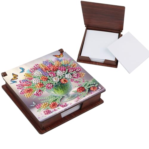 LYEAA Elf Girl Gem Art Sticky Note Halter mit 160 Blättern Mosaik -Kit for Erwachsene Anfänger Home Office Dekor Dekor von LYEAA