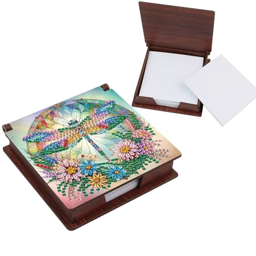 LYEAA Elf Girl Gem Art Sticky Note Halter mit 160 Blättern Mosaik -Kit for Erwachsene Anfänger Home Office Dekor Dekor von LYEAA