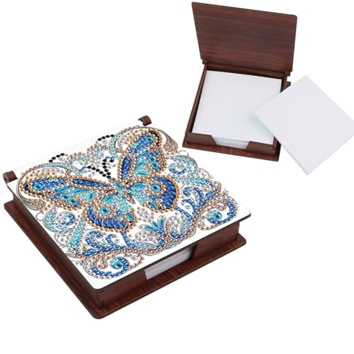LYEAA Elf Girl Gem Art Sticky Note Halter mit 160 Blättern Mosaik -Kit for Erwachsene Anfänger Home Office Dekor Dekor von LYEAA