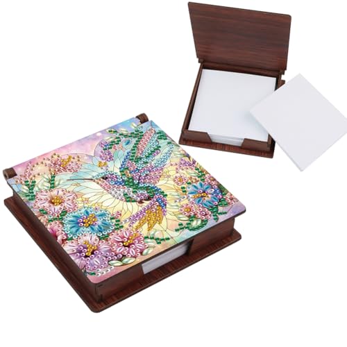 LYEAA Elf Girl Gem Art Sticky Note Halter mit 160 Blättern Mosaik -Kit for Erwachsene Anfänger Home Office Dekor Dekor von LYEAA