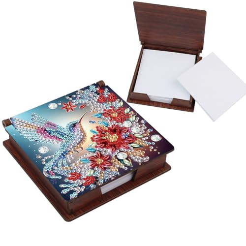 LYEAA Elf Girl Gem Art Sticky Note Halter mit 160 Blättern Mosaik -Kit for Erwachsene Anfänger Home Office Dekor Dekor von LYEAA