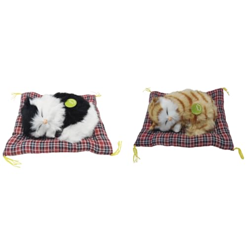 LYEAA Multifunktion Plush Cat Car Decor Realistic Nick Kätzchen Puppe mit Sound niedliche Autozubehör Geschenke LYEAA Multifunktion Plush Cat Car Decor Realistic Nick Kätzchen Puppe mit Sound niedliche Autozubehör Geschenke von LYEAA