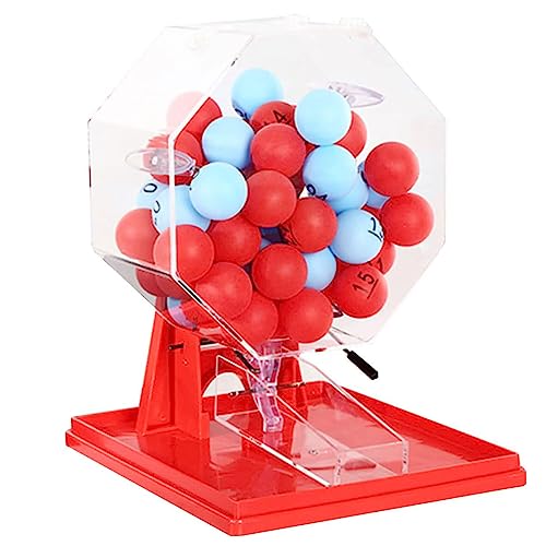 LYFDPN Manuelle Lotterie-Maschine Tombola-Trommel Acryl-Bingo-Käfig Tombola-Trommel Lotterietrommel für große Gruppen, Partys, Unterhaltungsstätten LYFDPN Manuelle Lotterie-Maschine Tombola-Trommel Acryl-Bingo-Käfig Tombola-Trommel Lotterietrommel für große Gruppen, Partys, Unterhaltungsstätten von LYFDPN
