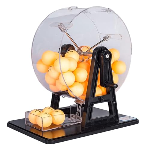 LYFDPN Manuelle Lotteriemaschine mit Kugeln, Zufallsauswahlbox für Bingo-Spiele und Unterhaltungsorte LYFDPN Manuelle Lotteriemaschine mit Kugeln, Zufallsauswahlbox für Bingo-Spiele und Unterhaltungsorte von LYFDPN