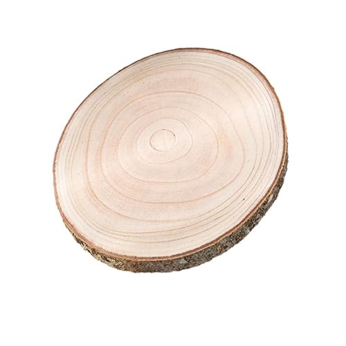 10 Stück unlackierte Holzscheiben 20,3 - 22,9 cm – Naturholz rund mit Rinde für Tafelaufsätze, Hochzeitsdekoration, Handwerk, DIY-Projekte – rustikale Tischdekoration, Holzverbrennung, Malerei 10 Stück unlackierte Holzscheiben 20,3 - 22,9 cm – Naturholz rund mit Rinde für Tafelaufsätze, Hochzeitsdekoration, Handwerk, DIY-Projekte – rustikale Tischdekoration, Holzverbrennung, Malerei von LYHLYA