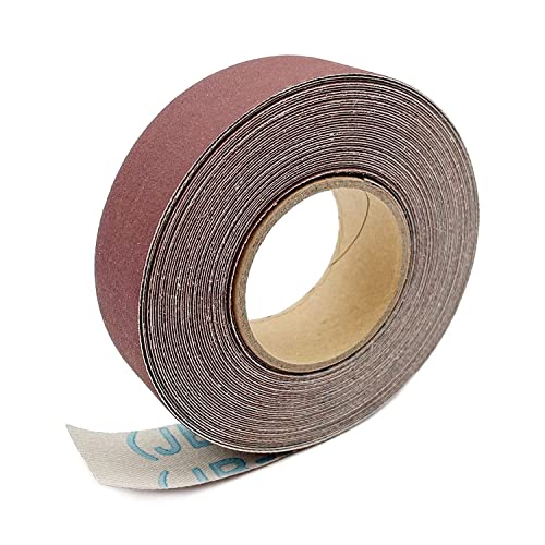 600 Körnung Schleifpapier Rollen 2,5 cm x 8m Schmirgelpapier Aluminiumoxid Sandpaper Roll Emery Cloth für Holzmöbel Finishing Metall Schleifen Automotive Polieren… von LYHLYA