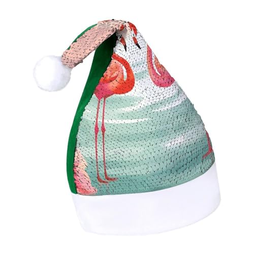 Cartoons Giraffen-Weihnachtsmütze, Neujahrsmütze, extra dick, Plüsch, Weihnachtsmütze, Weihnachtsmannmützen für Feiertage, Partys, Grün-zwei rote Flamingos, 7-8 Cartoons Giraffen-Weihnachtsmütze, Neujahrsmütze, extra dick, Plüsch, Weihnachtsmütze, Weihnachtsmannmützen für Feiertage, Partys, Grün-zwei rote Flamingos, 7-8 von LYHVSFJW