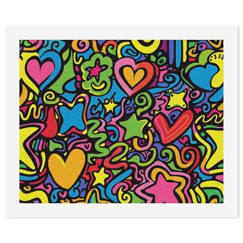 LYHVSFJW Malen nach Zahlen für Erwachsene Anfänger - Kritzeleien und Linien DIY Malset mit HD-Leinwand und Acrylfarben, komplettes Bastelset für Heimdekoration, Geschenke, Stressabbau, 40 x 50 cm LYHVSFJW Malen nach Zahlen für Erwachsene Anfänger - Kritzeleien und Linien DIY Malset mit HD-Leinwand und Acrylfarben, komplettes Bastelset für Heimdekoration, Geschenke, Stressabbau, 40 x 50 cm von LYHVSFJW