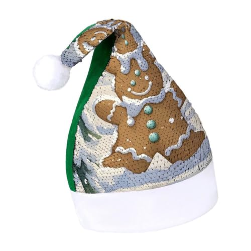 Weihnachtsmütze, Känguru-Weihnachtsmütze, Neujahrsmütze, extra dick, Plüsch, Weihnachtsmütze, Weihnachtsmannmütze, Weihnachtsmannmützen für Urlaubspartys, grünes Spielen im Schnee, 7-8 Weihnachtsmütze, Känguru-Weihnachtsmütze, Neujahrsmütze, extra dick, Plüsch, Weihnachtsmütze, Weihnachtsmannmütze, Weihnachtsmannmützen für Urlaubspartys, grünes Spielen im Schnee, 7-8 von LYHVSFJW