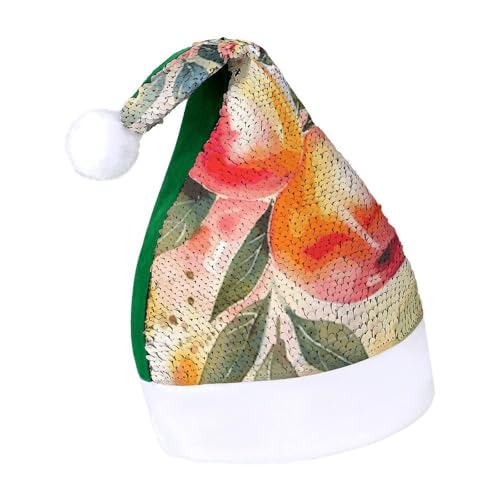 Weihnachtsmütze für Damen, die Katzen liebt, Weihnachtsmannmütze, Neujahrsmütze, extra dick, Plüsch, Weihnachtsmannmütze, Weihnachtsmannmütze, für Feiertage, Partys, grün-buntes Weihnachtsmütze für Damen, die Katzen liebt, Weihnachtsmannmütze, Neujahrsmütze, extra dick, Plüsch, Weihnachtsmannmütze, Weihnachtsmannmütze, für Feiertage, Partys, grün-buntes von LYHVSFJW