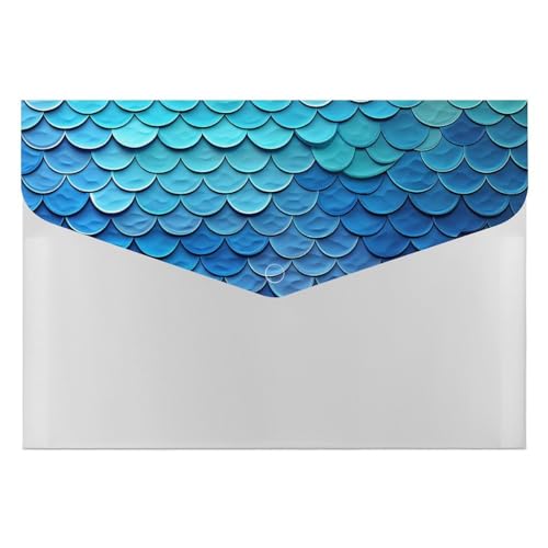 Aktenordner aus Kunststoff, blaue Meerjungfrau, Fischschuppe, bedruckte Aktenordner, Briefgröße, tragbare Ordner, bedruckter Aktenordner für Zuhause und Büro Aktenordner aus Kunststoff, blaue Meerjungfrau, Fischschuppe, bedruckte Aktenordner, Briefgröße, tragbare Ordner, bedruckter Aktenordner für Zuhause und Büro von LYHVSFZQ