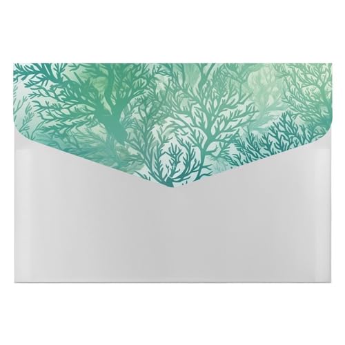 Dateiordner Kunststoff Ordner Grün Meer Blau Algen Gedruckt Dateiordner Brief Größe Tragbare Ordner Gedruckt Archivieren Organizer für Home Office Dateiordner Kunststoff Ordner Grün Meer Blau Algen Gedruckt Dateiordner Brief Größe Tragbare Ordner Gedruckt Archivieren Organizer für Home Office von LYHVSFZQ