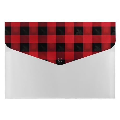 Dateiordner Kunststoff Ordner Rot Schwarz Büffel Check Plaid Gedruckt Dateiordner Brief Größe Tragbare Ordner Gedruckt Archiv Organizer für Home Office Dateiordner Kunststoff Ordner Rot Schwarz Büffel Check Plaid Gedruckt Dateiordner Brief Größe Tragbare Ordner Gedruckt Archiv Organizer für Home Office von LYHVSFZQ